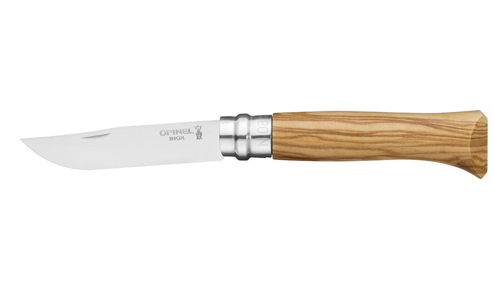 Opinel N°08 Stainless Steel Olive Wood