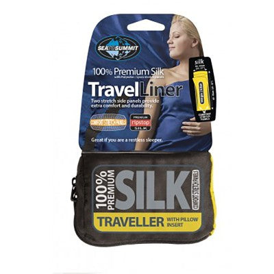 Sea To Summit Silk Stretch Liner - Traveller (with Pillow slip)