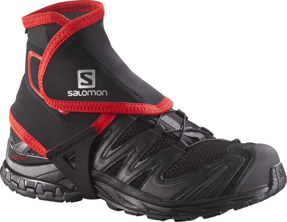 SALOMON pārvalki apaviem Trail Gaiters High black/red