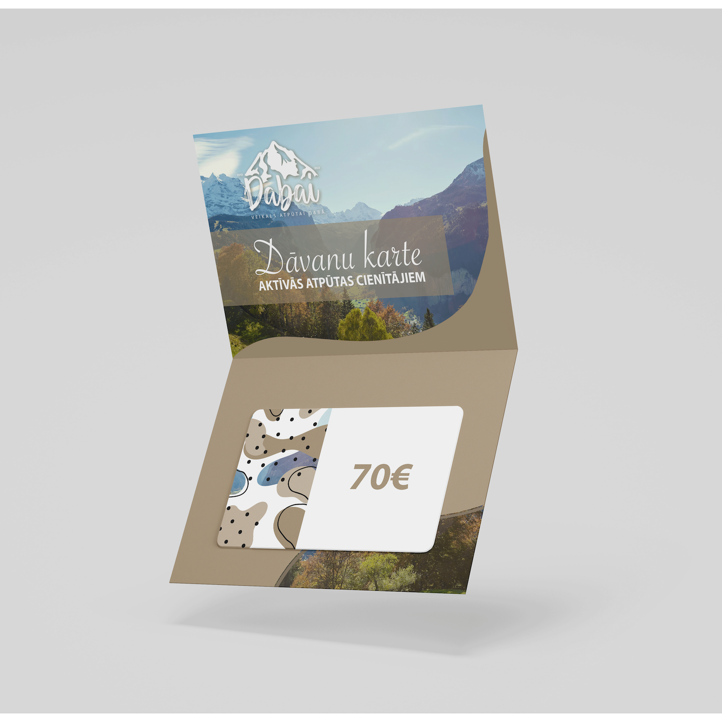 Dāvanu karte 70EUR vērtībā