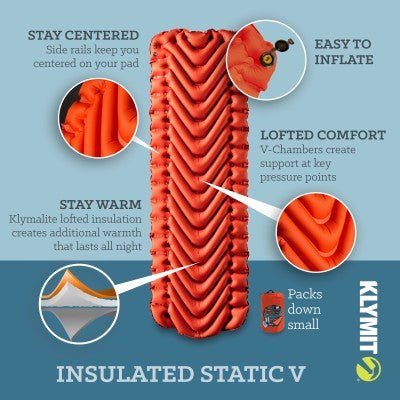 Klymit Insulated Static V - DABAI.LV