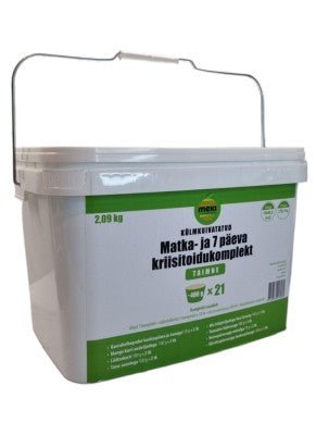 MEKI Liofilizēts pārgājienu vai 7 dienu krīzes pārtikas komplekts (dārzeņu) - DABAI.LV