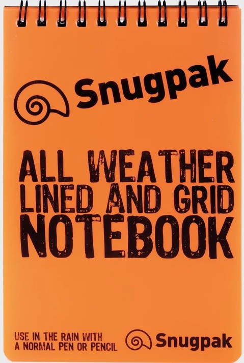 Snugpak Water Resistant Notebook (Orange)