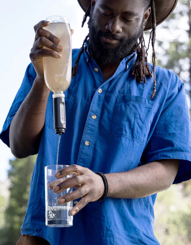 LifeStraw Peak Series kokkuvolditav pigistatav pudel 1l
