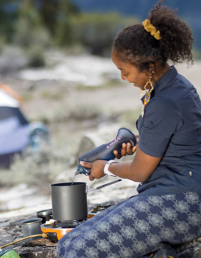LifeStraw Peak Series kokkuvolditav pigistatav pudel 1l