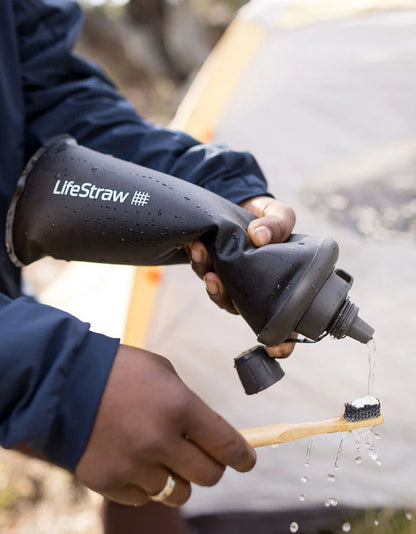 LifeStraw Peak Series kokkuvolditav pigistatav pudel 1l