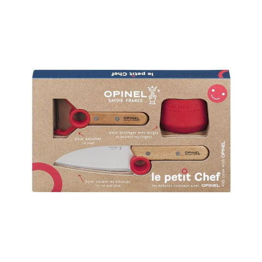 Opinel Le petit chef set (knife+peeler+finger guard)