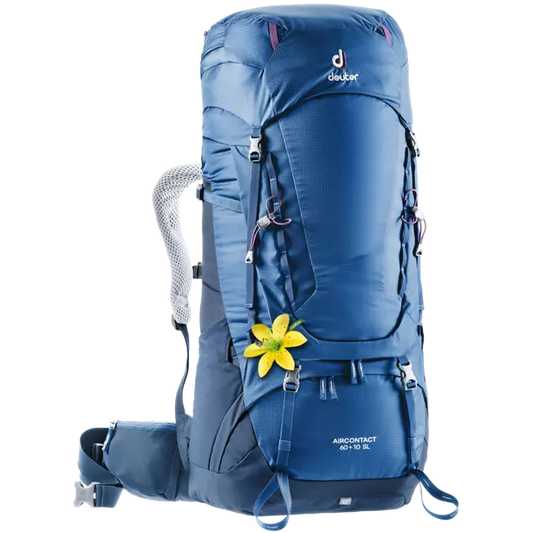 Deuter Aircontact 60+10 SL (pieejama zila vai zaļa)