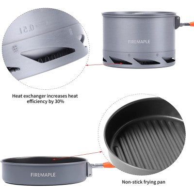 Fire-Maple FEAST Heat-exchanger Aluminum Cookware