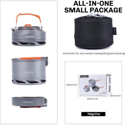 Fire-Maple FEAST Heat-exchanger Aluminum Cookware