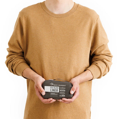 Sea To Summit Silk Blend Sleeping Bag Liner - Rectangular w/ Pillow Sleeve