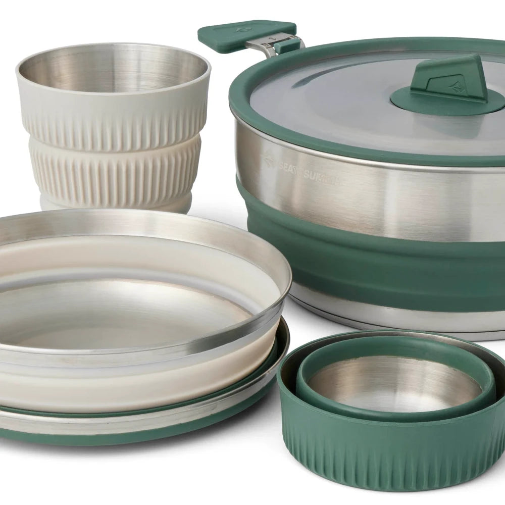 Sea To Summit Detour Stainless Steel One Pot Cook Set 3L Pot (5 Piece set)
