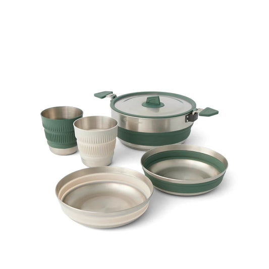 Sea To Summit Detour Stainless Steel One Pot Cook Set 3L Pot (5 Piece set)