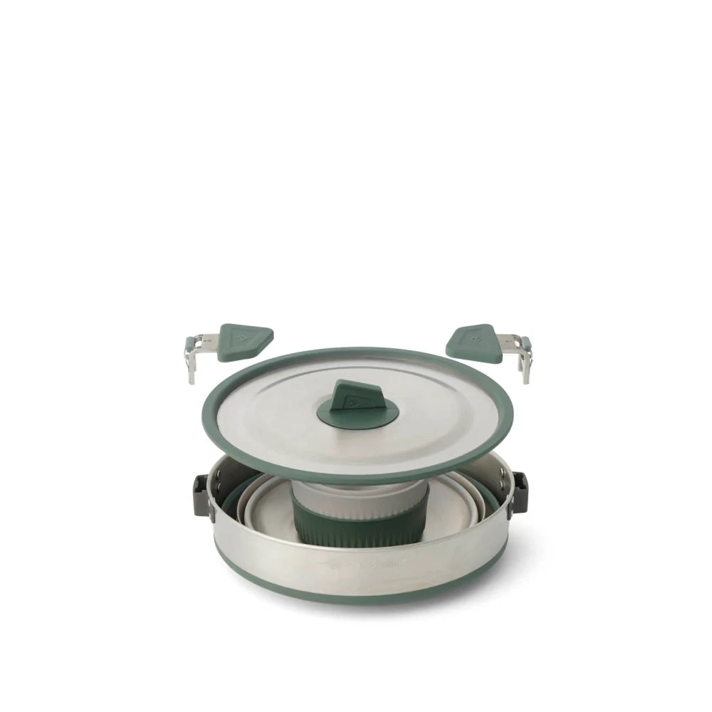 Sea To Summit Detour Stainless Steel One Pot Cook Set 3L Pot (5 Piece set)