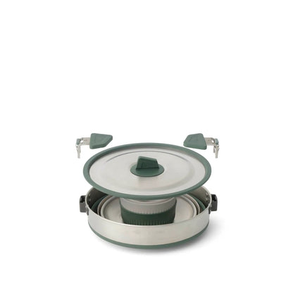 Sea To Summit Detour Stainless Steel One Pot Cook Set 3L Pot (5 Piece set)