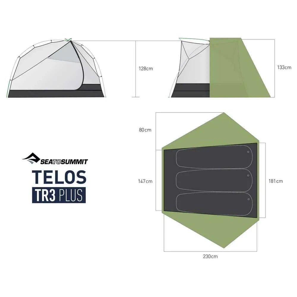 Sea To Summit Telos Plus Tent - TR3