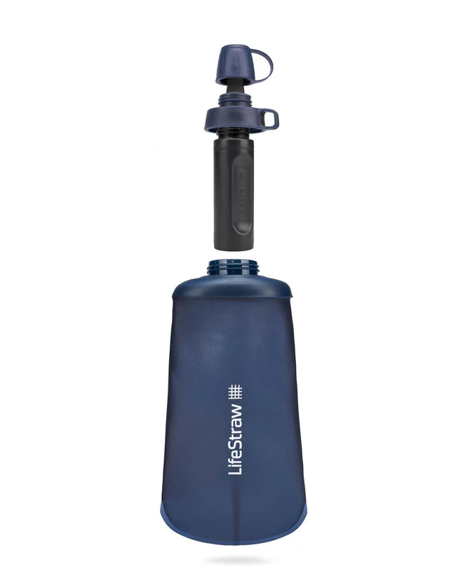 LifeStraw Peak Series sulankstomas spaudžiamasis buteliukas 650 ml