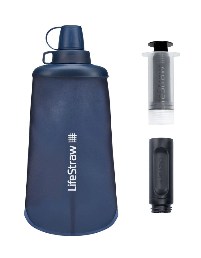LifeStraw Peak Series kokkuvolditav pigistatav pudel 1l
