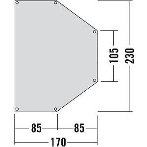 Tatonka Apsidensheet 168x232 tent base