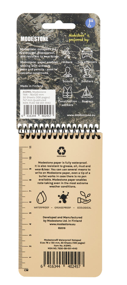 Modestone WP Notepad 76x130 mm 50 pages