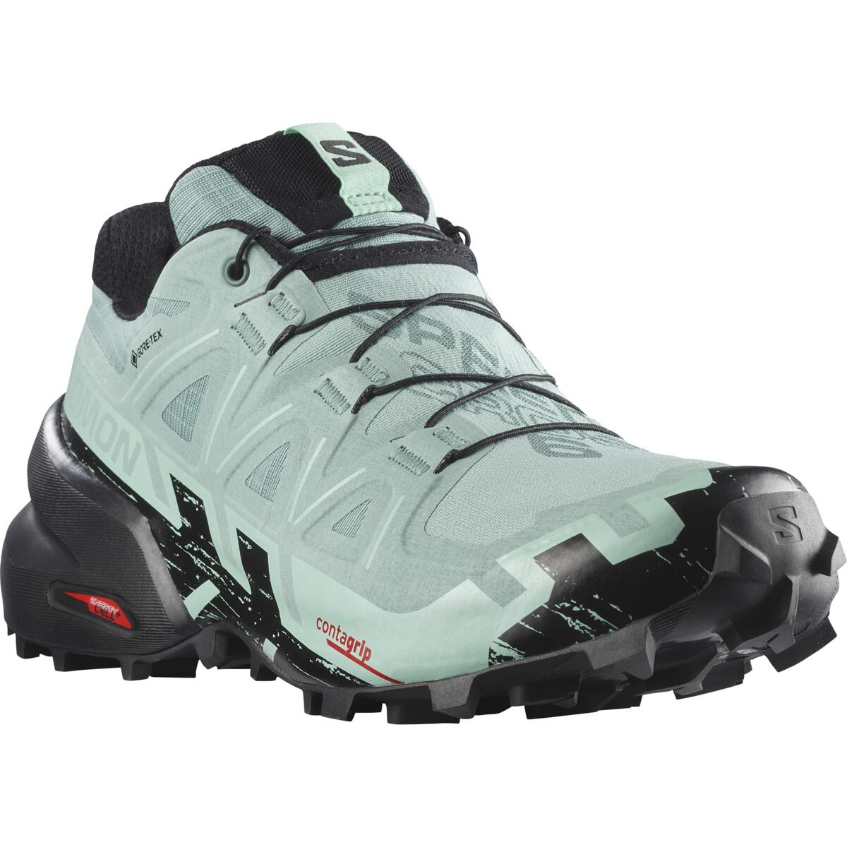 SALOMON apavi Speedcross 6 GTX W light green/black