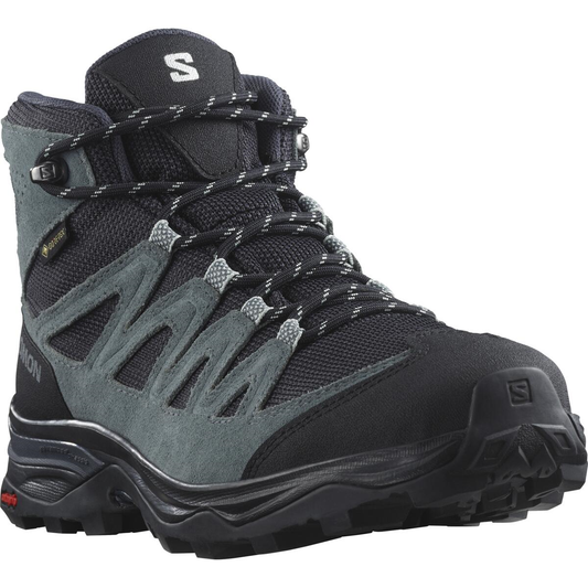 SALOMON apavi X Ward Leather Mid GTX W black/grey