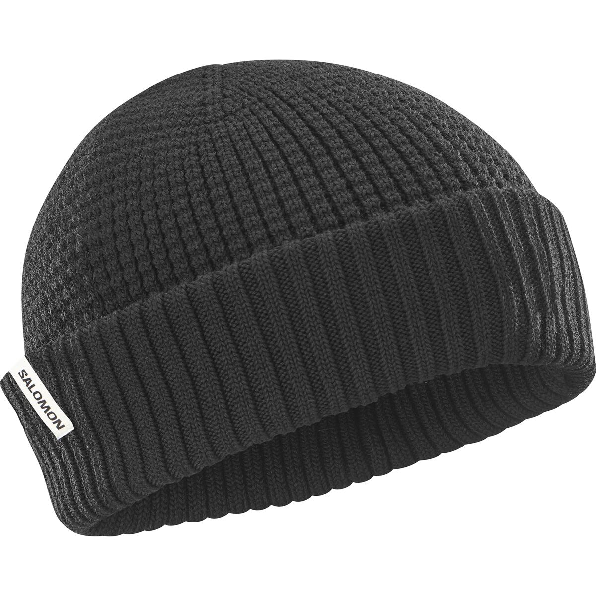 SALOMON Docker Beanie deep black — Siltās cepures