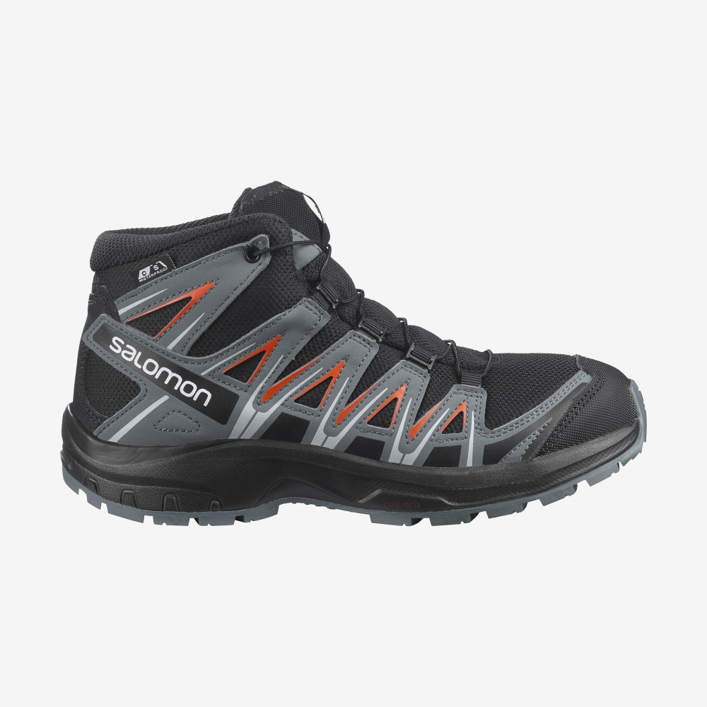SALOMON apavi XA Pro 3D Mid CSWP J black/grey/orange