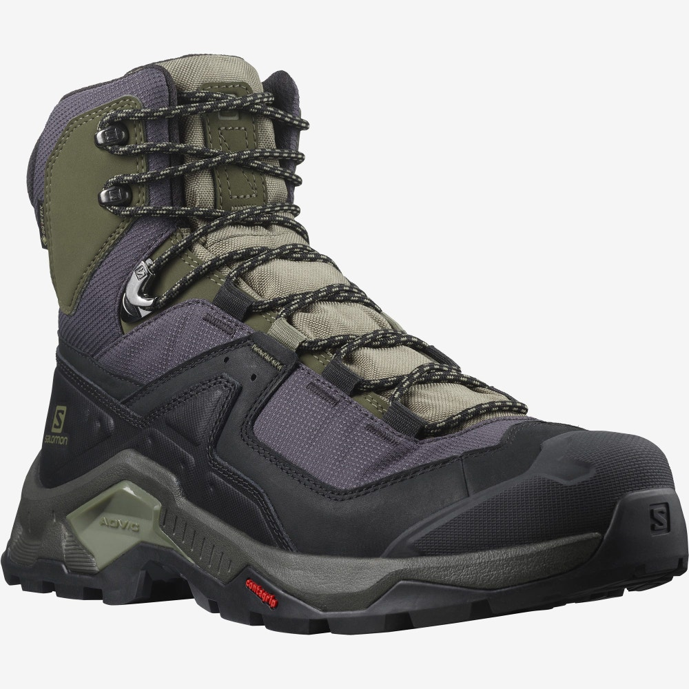 SALOMON apavi Quest Element GTX black/camo green