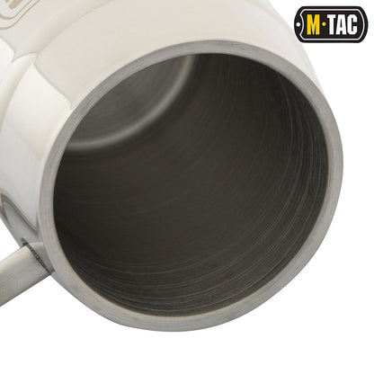 M-Tac tērauda kempinga alus termo krūze