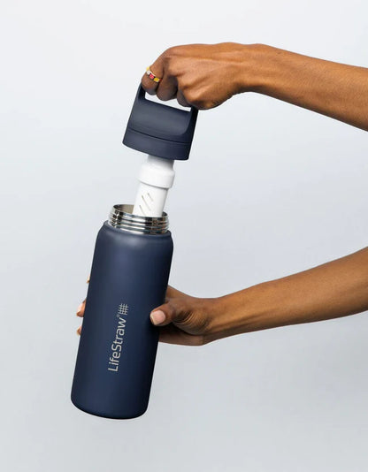 LifeStraw Go 2.0 Stainless Steel Water Filter Bottle 700 ml