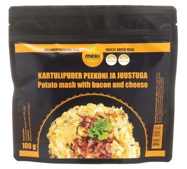 MEKI Kartupeļu biezenis ar bekonu un sieru 100g