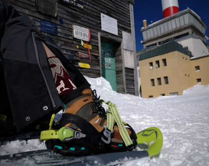 Pirin Hill merino vilnos žygio kojinės – vilko motyvas